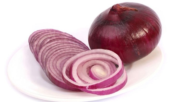 hasil irisan bawang tipis merata