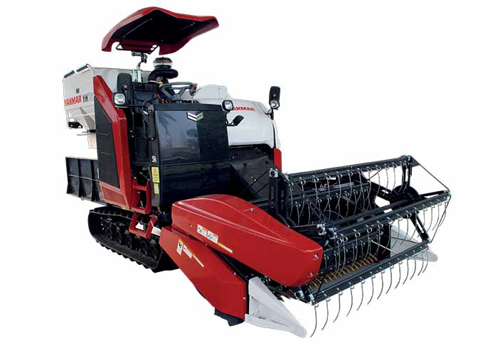 mesin pemanen gabah modern