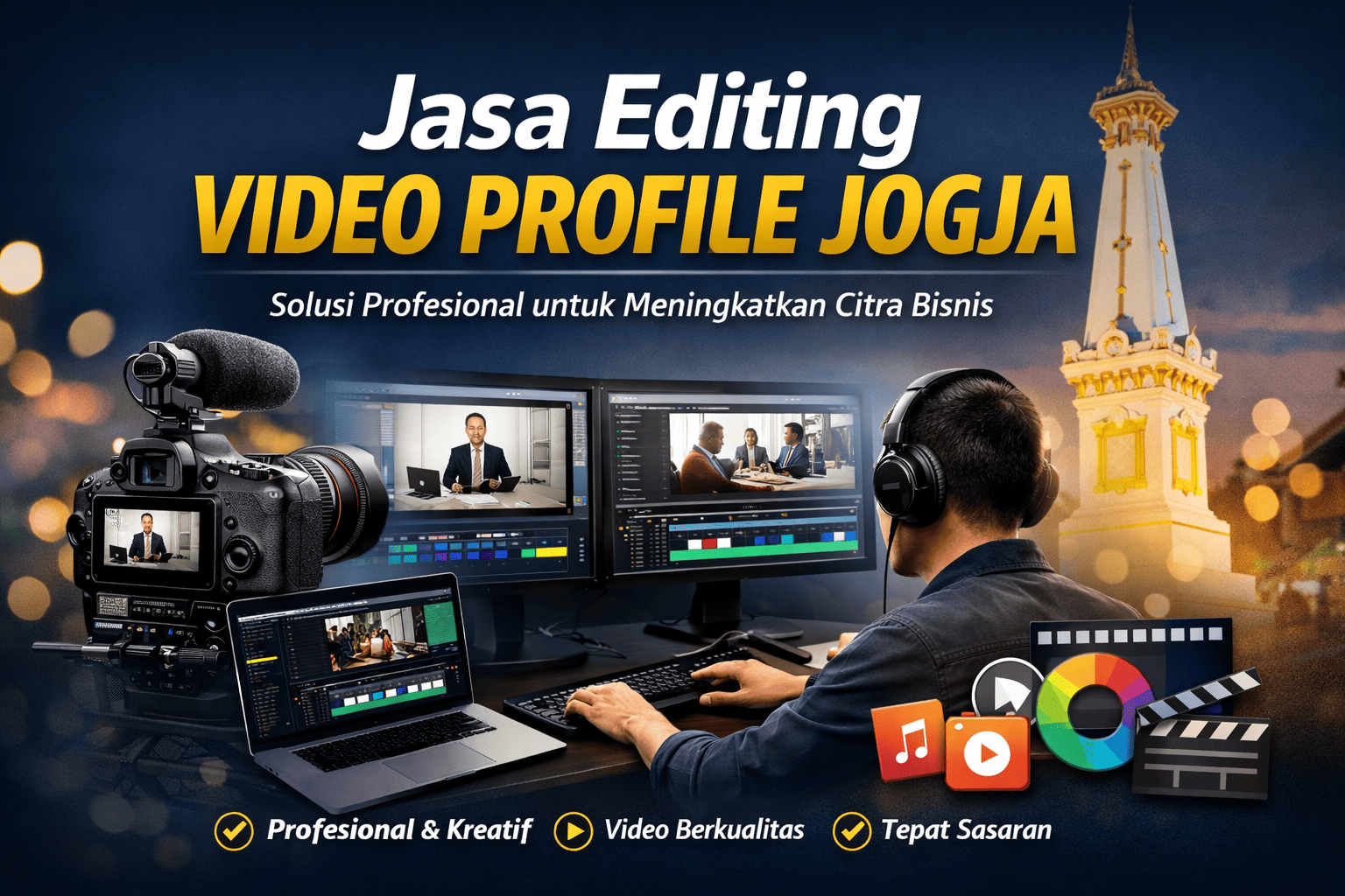 jasa editing video profile Jogja