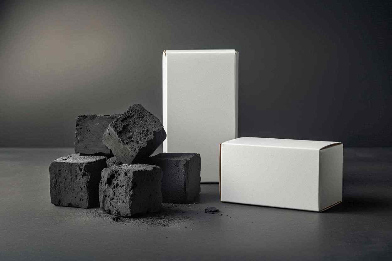 custom branded shisha charcoal cubes