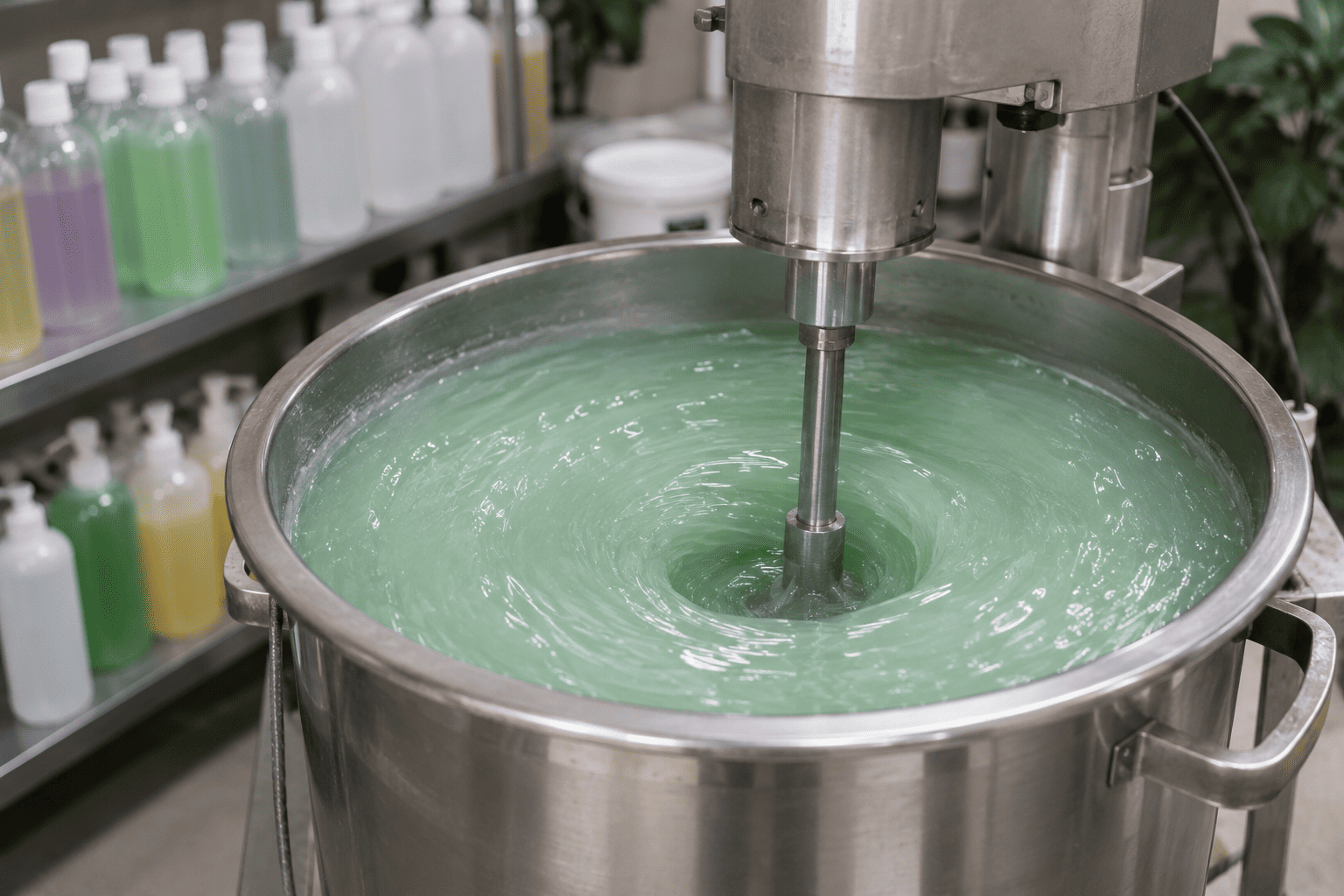 fungsi mesin mixer sabun cair