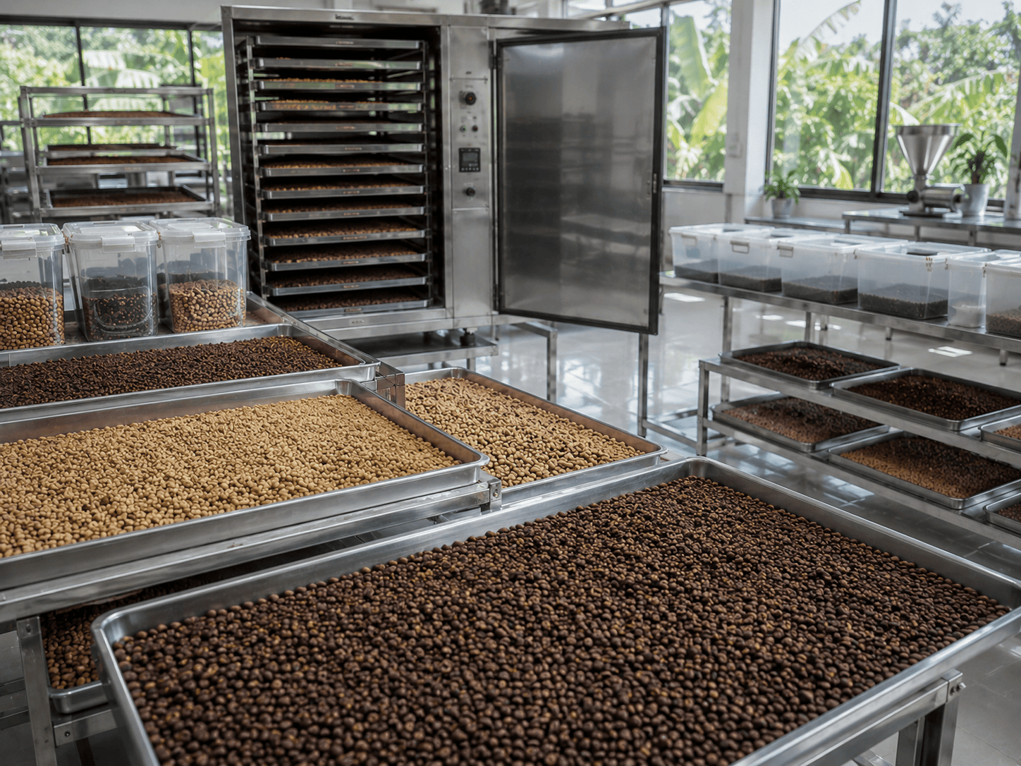 apa pengaruh pengeringan pada biji kopi